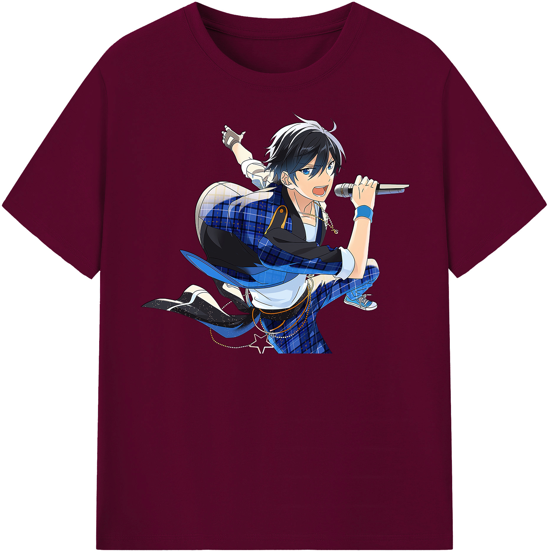 （画像用） あんさんぶるスターズ! Ensemble Stars レディースカジュアルプリントTシャツ（綿100％）